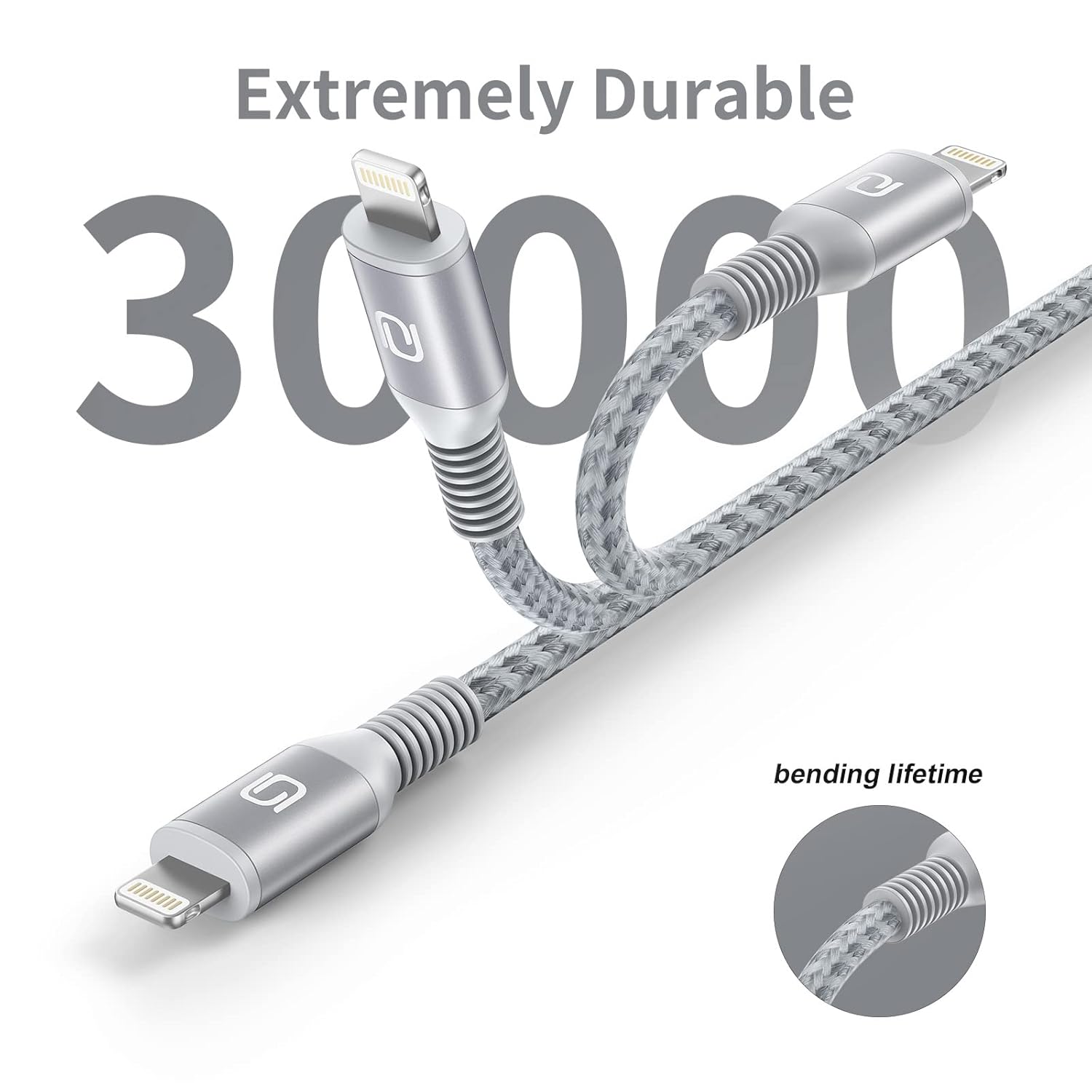 iPhone Charger Cable 10ft, 3Pack MFi Certified Extra Long Lightning Cable 10 Foot Fast Charging Cord Durable Nylon Braided USB Cable for iPhone 14 13 12 11 Pro Max XS XR X 8 7 6s 5 Plus/iPad/AirPods