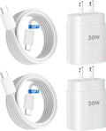 iPhone 16 15 Charger Fast Charging,30W USB C iPhone 16 15 Pro Max Charger Block &10FT Long Type C Cable Cord for iPhone 16/16 Pro Max/15/15 Pro Max/15 Plus/iPad Pro 12.9/11,Android Phone for S25Ultra
