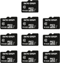 Micro Center 16GB Class 10 MicroSDHC Flash Memory Card with Adapter for Mobile Device Storage Phone, Tablet, Drone & Full HD Video Recording - 80MB/s UHS-I, C10, U1 (10 Pack)