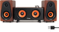 2.1 Computer Speakers with Subwoofer, Stereo Mid-High Dual Speakers, Bluetooth/USB Dual Mode PC Speakers, Volume Knob Control, Desktop Sound System for Laptop/PC/Tablet