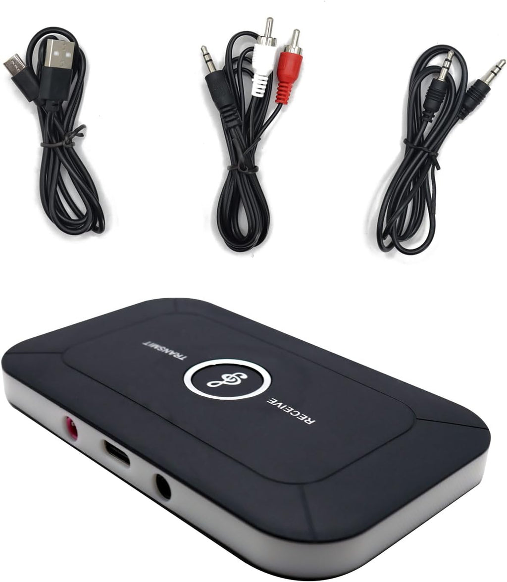 Bluetooth Audio Transmitter Receiver, 2 in 1 Bluetooth 5.3 Adapter for Bose Wave Radio IV III II Awr1b1 Awr1b2, TV, Computer, MP3 and Gym - Connect Speakers for Seamless Streaming