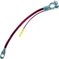 Sherco-Auto Red 53" Inch 4 Gauge Top Post Battery Cable with Auxiliary Lead - Made in USA