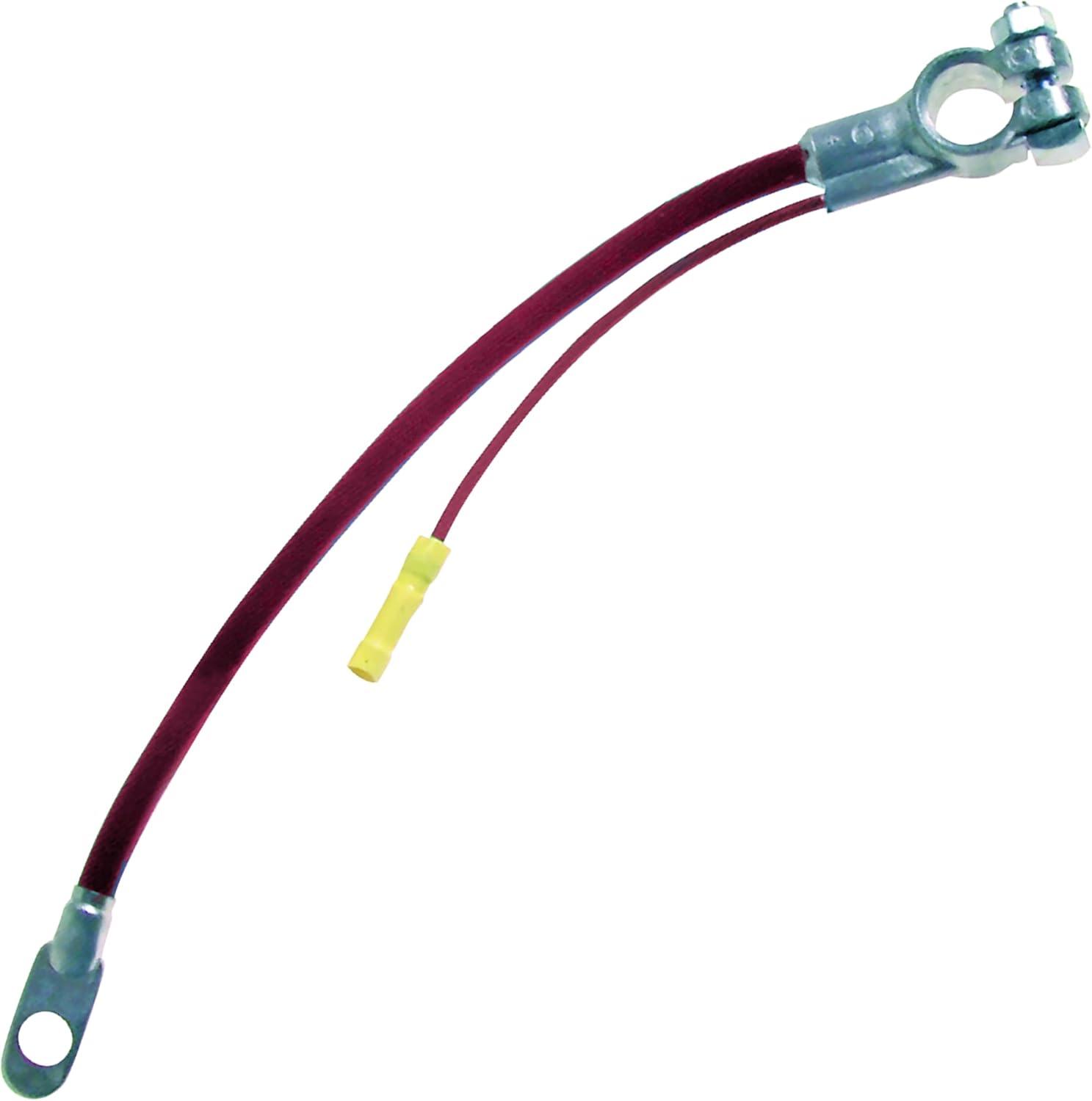 Sherco-Auto Red 58" Inch 2 Gauge Top Post Battery Cable with Auxiliary Lead - Made in USA