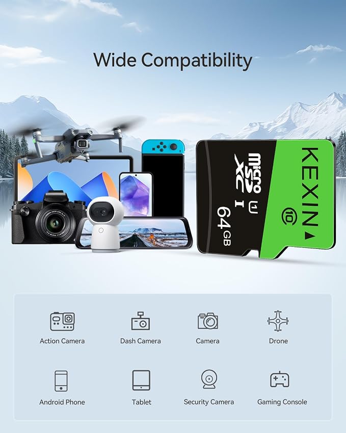 KEXIN 64GB Micro SD Card 3 Pack - Image 2