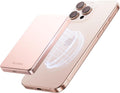 10,000mAh for MagSafe Power Bank Ultra Slim, Magnetic Wireless Charger with USB-C Cable, Fast Charging Portable Battery for iPhone 16/15/14/13/12 Series, All-Metal Design (Rose Gold)