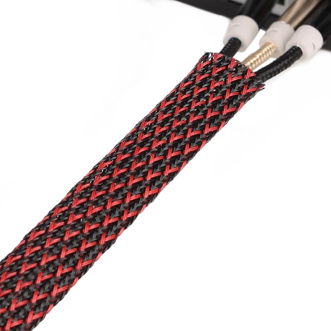 25ft PET Expandable Braided Cable Sleeve 1/2inch Pet Braided Cable Sleeve - Image 8