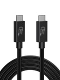 CableCreation 80Gbps USB 4 Cable 3.3FT, 120Gbps Bandwidth, 8K 60Hz Display, 240W Charging, Compatible with Thunderbolt 5,Thunderbolt 4/3, USB4, SSD, MacBook M4 Pro, Dock, eGPU