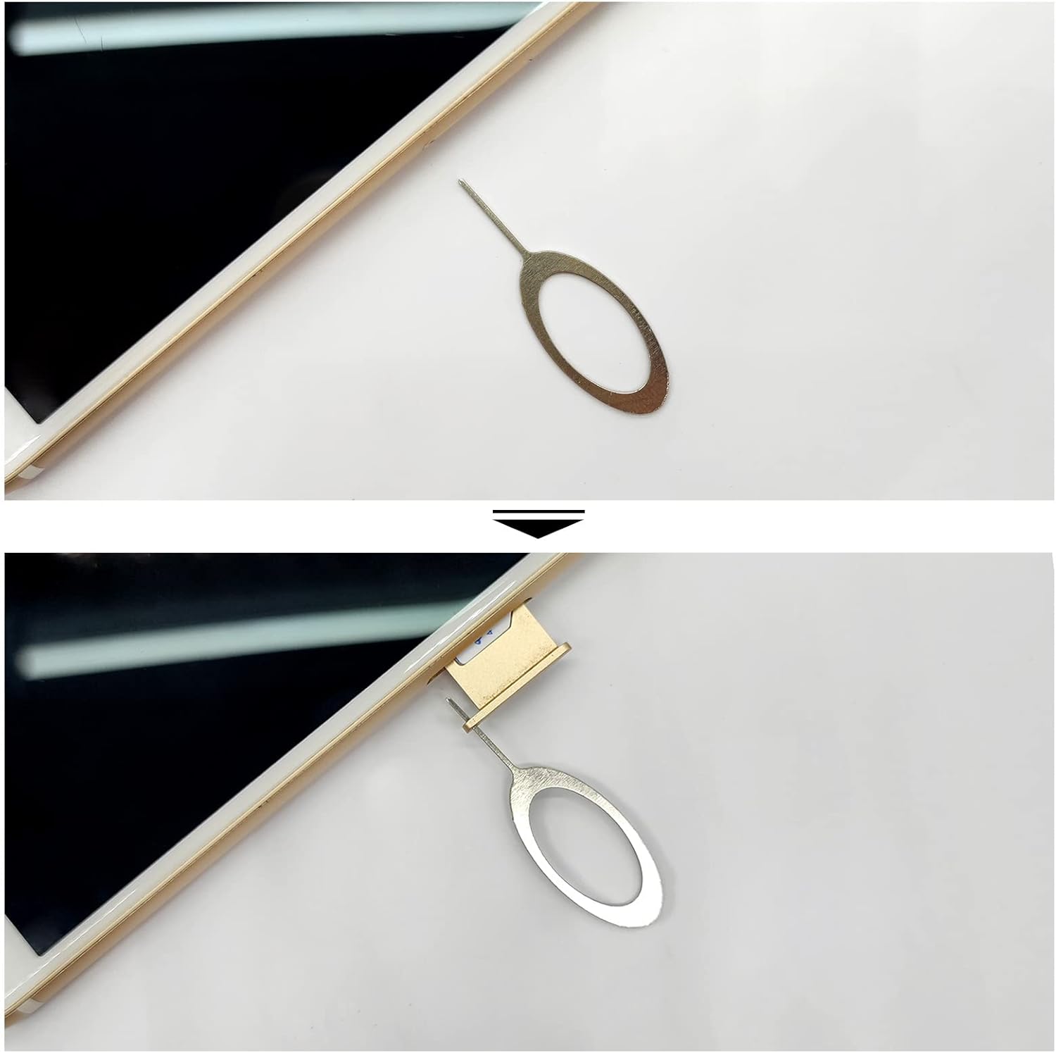 Medsuo 6pcs SIM Card Removal Tool Card Tray Eject Pins Needle Opener Ejector Needle Pin Remover for Smart Phones Samsung Galaxy LG Huawei Google HTC iPhone iPods iPad Tablets