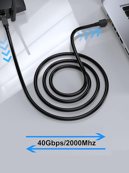 Dacrown Cat 8 Ethernet Cable 20 ft Shielded, Indoor&Outdoor, Heavy Duty High - Image 5