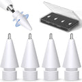 (4 Pack) Replacement Tips for Apple Pencil 2nd Generation and Pencil 1st Generation,Inesore Upgraded Apple Pencil Tips Accessories Compatible with Apple Pencil 2 Generation iPad Pro Pencil Nib