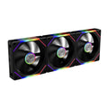GAMDIAS AEOLUS P2-1203 120mm ARGB PWM Fan (3 Pack, no Hub), Include Reverse Fan Blade x3 & Controller, ARGB Sync, Easy Installation & Cabless Daisy-Chain Design, Silent Operation, Up to 2400RPM, Black