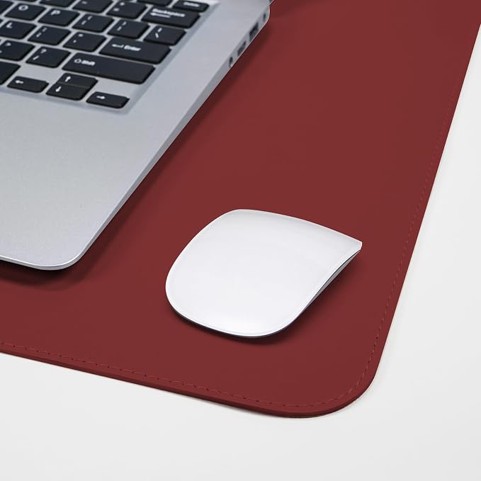 AFIING Cork Desk Mat 47" x 23.6", Dual-Sided Natural Cork & PU Leather Desk Pad - Image 6