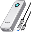 ORICO 1TB Portable SSD for 3700MB/s, RGB External Solid State Drive with 40Gbps 2 in 1 USB C Cable, Built-in Cooling Fan, Compatible with Thunderbolt 4/3, USB 4.0, PSSD - R3700