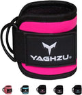 Ankle Straps for Cable Machines Women - Adjustable Gym Ankle Strap for Cable Machine, Neoprene Padded Cable Straps, Durable Leg Strap with Cable Cuff, Glute Kickback Ankle Strap with D Rings