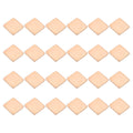 PATIKIL Copper Heatsink Pad Shims, 24 Pcs 15x15x1.8mm Copper Pad Shim IC Chipset GPU CPU Thermal Heatsink for Cooling Laptop Desktop Computer