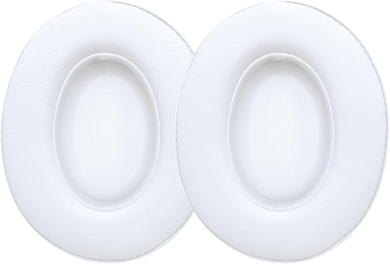 Replacement Ear Pads Cushions for Beats Studio（B0501、B0500），Beats Studio 2 & Studio 3 Wired & Wireless Headphones, Earpads with Soft Protein Leather, Noise Isolation Memory Foam - White