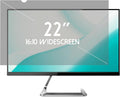 22 Inch Desktop Privacy Screen Shield for 16:10 Wide Monitor - Anti Glare Computer Privacy Screen Cover | Blue Light Blocking Screen Protector | Scratch Resistant UV Filter | Attachment Type
