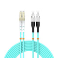 OM3 Fiber Patch Cable 0.6Meter/2ft, LC/UPC-FC/UPC Fiber Optic Cable Cord LSZH by Buacoz