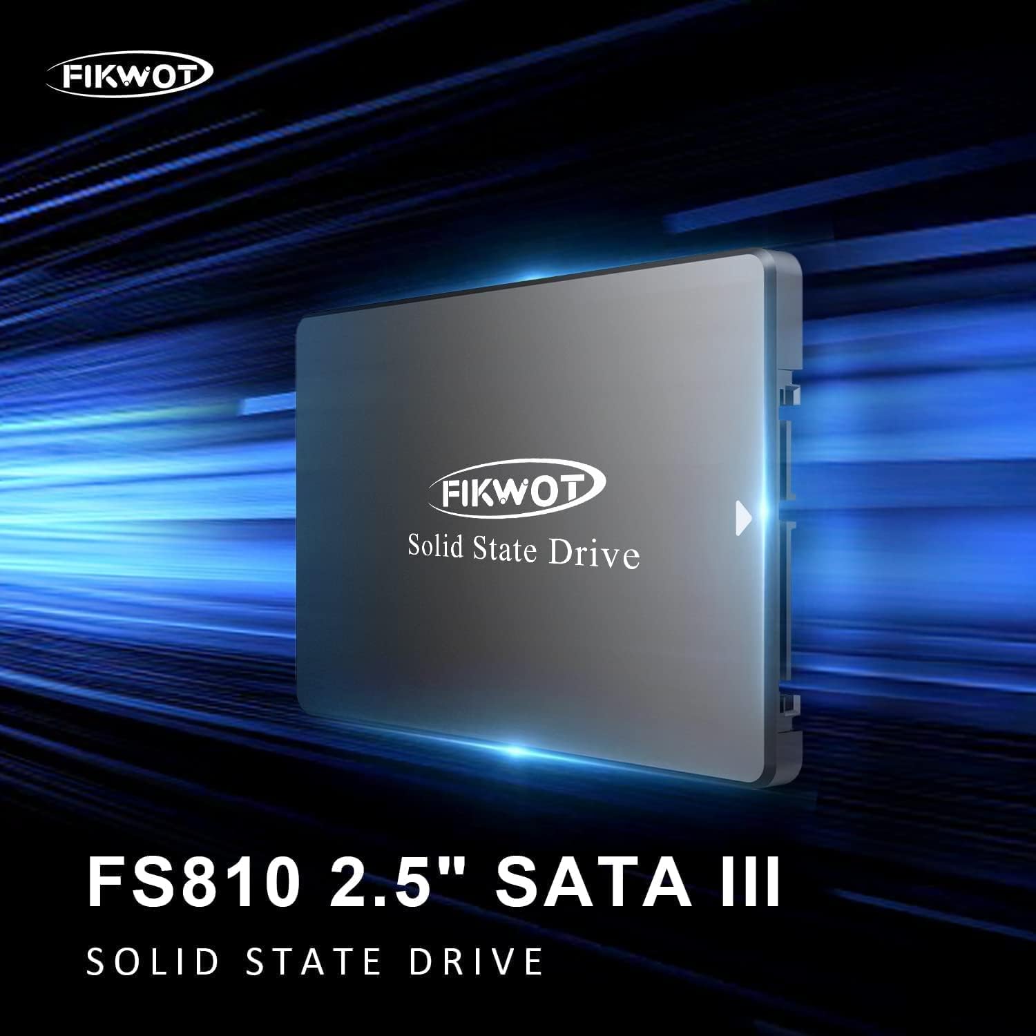 FS810 4TB SSD, 2.5" SSD SATA III 6Gb/s, Solid State Drives, Up to 560MB/s, 3D NAND TLC Flash, Internal SSD for Desktops and Laptops(Black)
