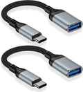 USB C to USB Adapter Type C OTG Cable for iPhone 16 Pro Max/16 Plus/16e/15,Samsung A17/A16/A54/S25/S24/S23, USBC to USB A OTG Adapter for Android,Camera,Card Reader,Flash Drive,MIDI Keyboard,Mac,Hubs