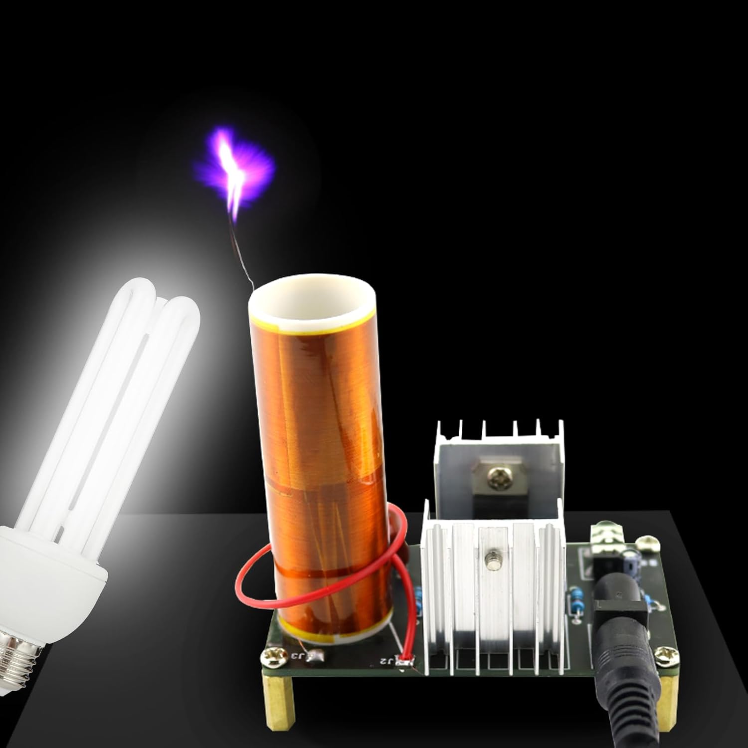 Soldering Practice Kit Music Black Tesla Coil (B)