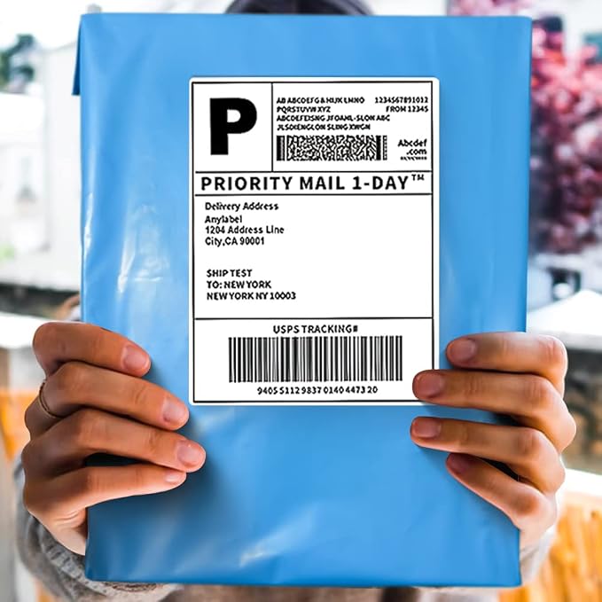 POLYSELLS 500 pcs 12x15.5 Inches Blue Poly Mailers Shipping Envelopes, Strong - Image 6