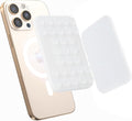SUPERONE Magnetic Suction Phone Mount for MagSafe Case, Magnetic Silicone Sticky Phone Grip Holder for iPhone 16/15/14/13/12 Series, Hands-Free for Makeup/Selfie/Live Streaming/Vlog/TikTok - Clear