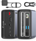TobenONE Docking Station 3 Monitors, Triple Monitor Docking Station with Single 8K USB-C Video, Dual 4K HDMI, 10Gbps USB A/C, PD 3.0, 100W Power Supply, USB C Dock for Windows/ChromeOS, Dell, HP, ASUS