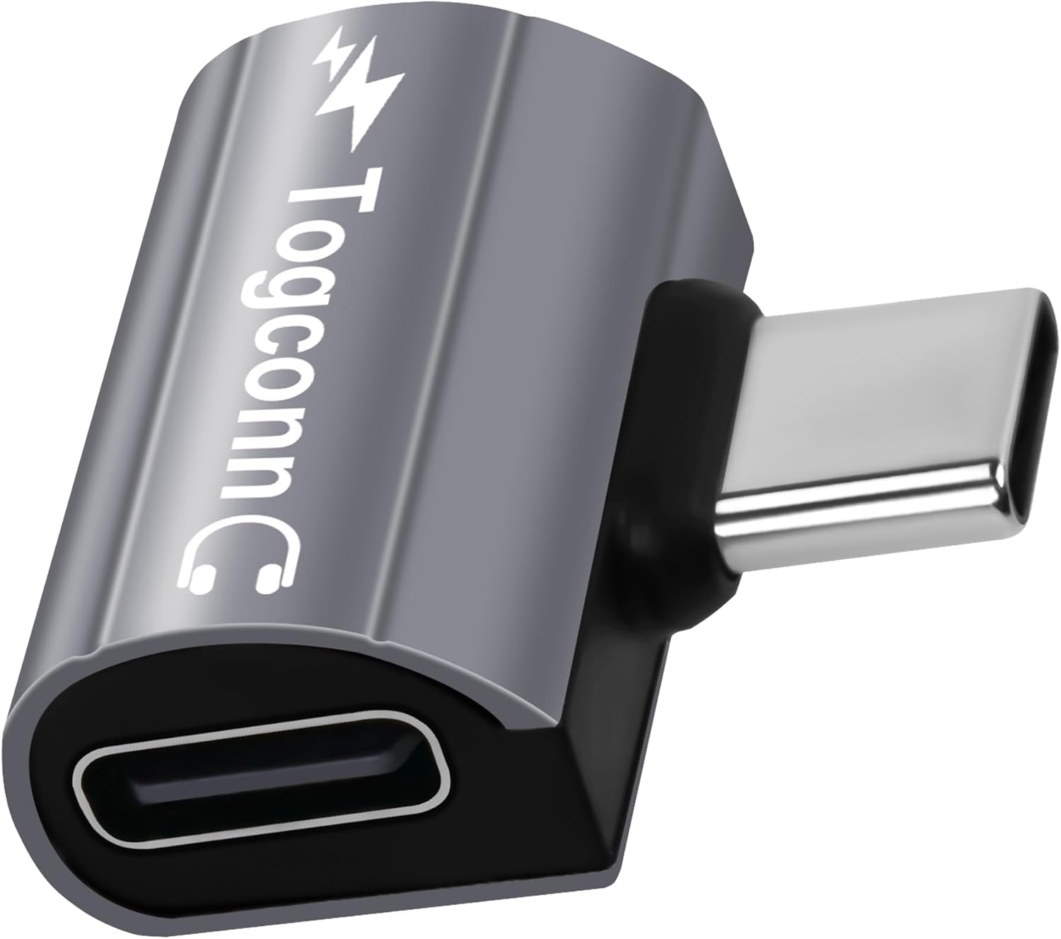 Dual USB C Headphone and Charger Adapter Splitter, 2-in-1 Type C to USB-C Audio Adapter with PD 60W Fast Charge, Type-C Splitter Dongle Converter for iPhone 16 Series, Galaxy S24/23, iPad Pro, Pixel 8