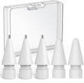 Delidigi 5 Pack Replacement Tips Compatible with Apple Pencil Pro/2nd Generation/1st Gen/USB C, Wear-Resistant iPencil Nibs Accessories Fine Point Precise Control Pen Like Tips
