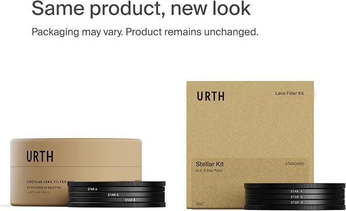 Urth 77mm 3-in-1 Star Lens Filter Kit — 4, 8 Point Starburst Effects - Image 6