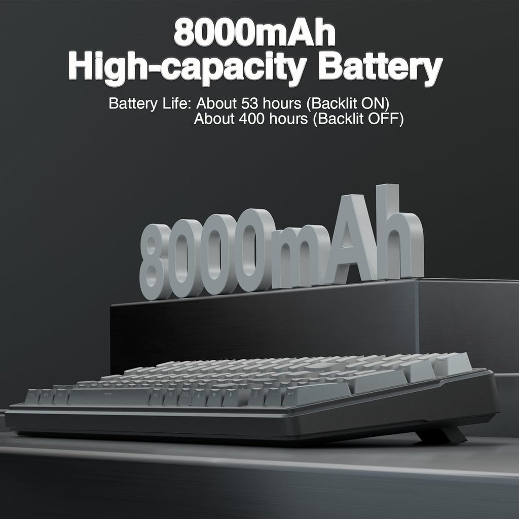 AULA F99 Pro Wireless Mechanical Keyboard,Hot Swappable Custom Keyboard,RGB Backlit,Pre-lubed Linear Switches,Side Printed PBT Keycaps,2.4GHz/USB-C/BT5.0 Mechanical Gaming Keyboards