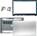 Replacement LCD Cover Back with Bezel with Hings for Lenovo Ideapad 1-15ADA7 82R1 82U4 1 15AMN7 82VG 82X5 1 15ALC7 82R4 Series Laptop Rear Case Top Lid 5CB1M48453 5CB1F36621 5B30S19034
