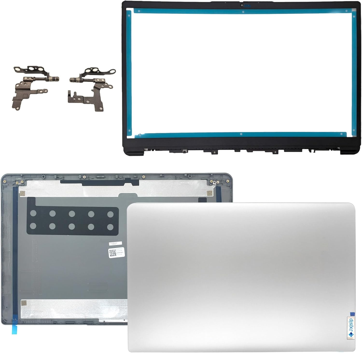 Replacement LCD Cover Back with Bezel with Hings for Lenovo Ideapad 1-15ADA7 82R1 82U4 1 15AMN7 82VG 82X5 1 15ALC7 82R4 Series Laptop Rear Case Top Lid 5CB1M48453 5CB1F36621 5B30S19034