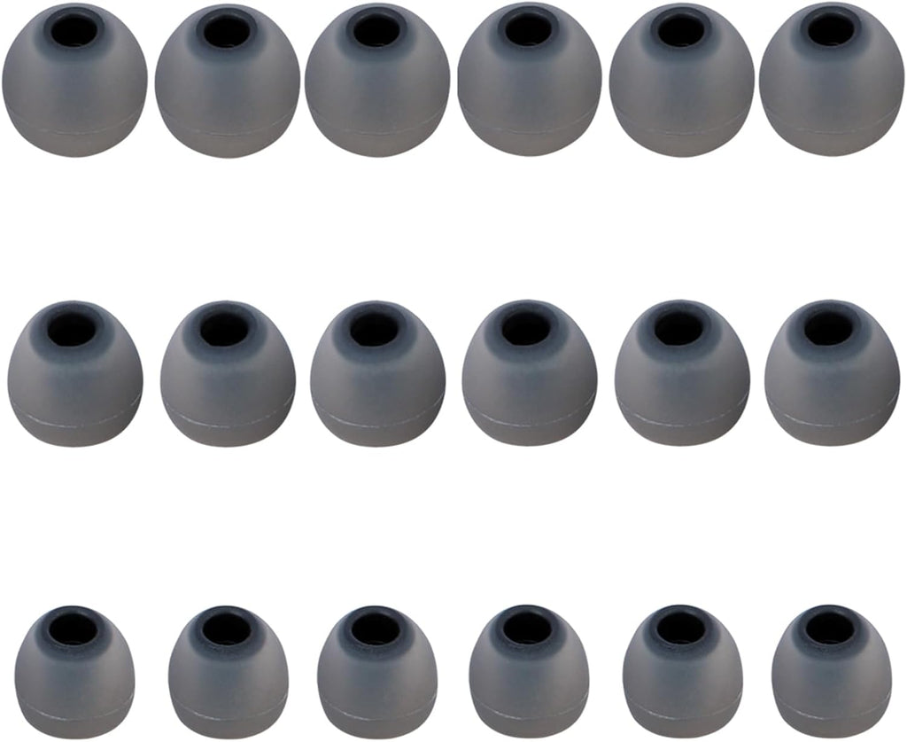 Silicone Replacement Earbud Tips Earbud Covers Fit for in-Ear Headphones (Inner Hole 3.8mm -5.1mm) Earbud Replacement Tips Ear Tips 9 Pairs