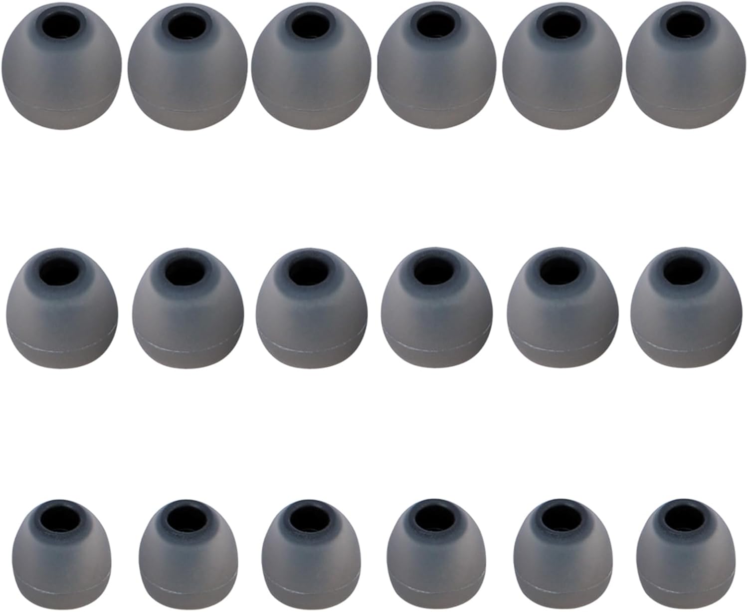 Silicone Replacement Earbud Tips Earbud Covers Fit for in-Ear Headphones (Inner Hole 3.8mm -5.1mm) Earbud Replacement Tips Ear Tips 9 Pairs