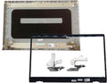 Replacement Laptop LCD Back Cover Top Case Rear Lid with Hinges and Front Bezel Frame for DELL Inspiron 15 3510 3511 3515 3250 3525 DDM9D 0DDM9D 9WC73 09WC73 Silver