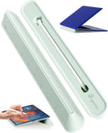3 in 1 Silicone Laptop Stand, Keyboard Riser for Ergonomic Typing/Reading, Portable Laptop Cooling Stand, for Home Office School and Travel, Oval Base, Macaron Green