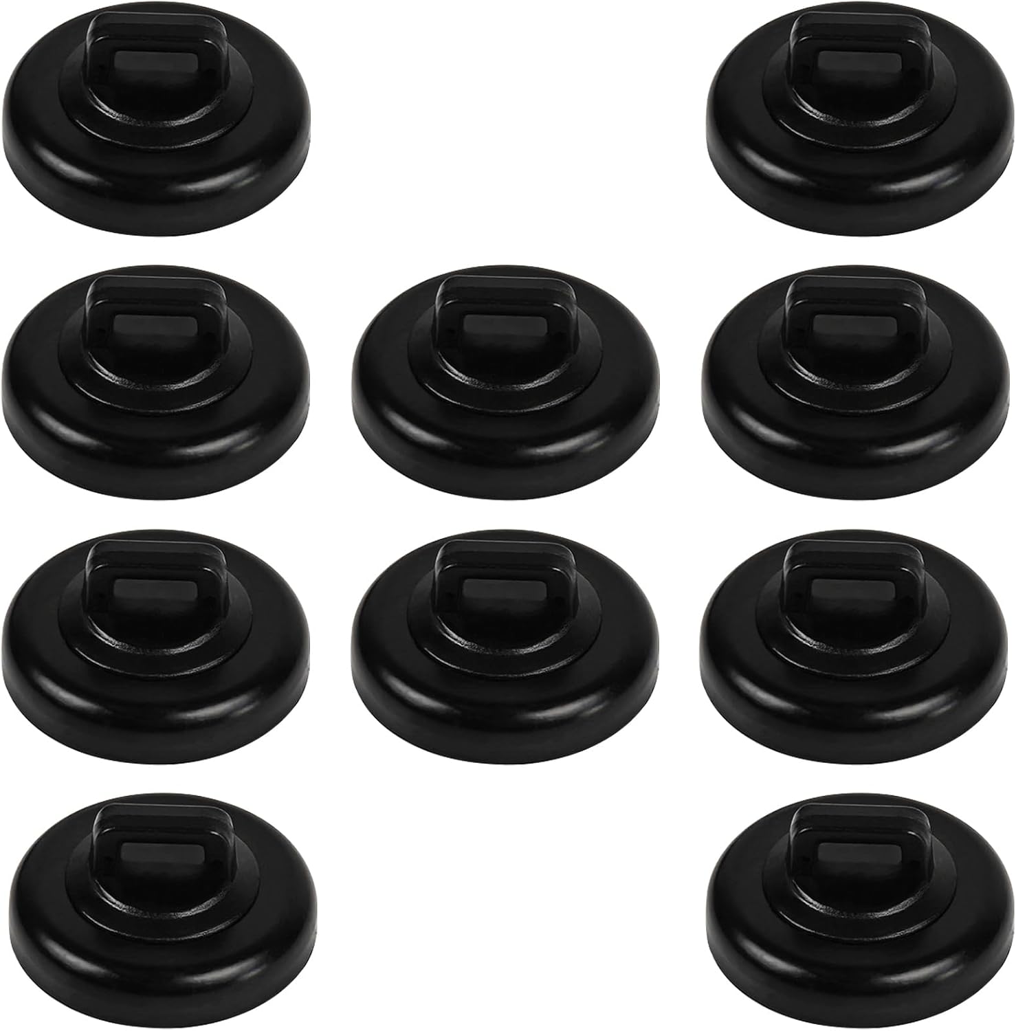 Magnet Zip Tie Mount Clips Magnetic Zip Ties Mount Base Holder Strong Wire Cable Holder Mount Wire Clips Management for Home Office Marine Electrical Wiring (D23 10Pcs)