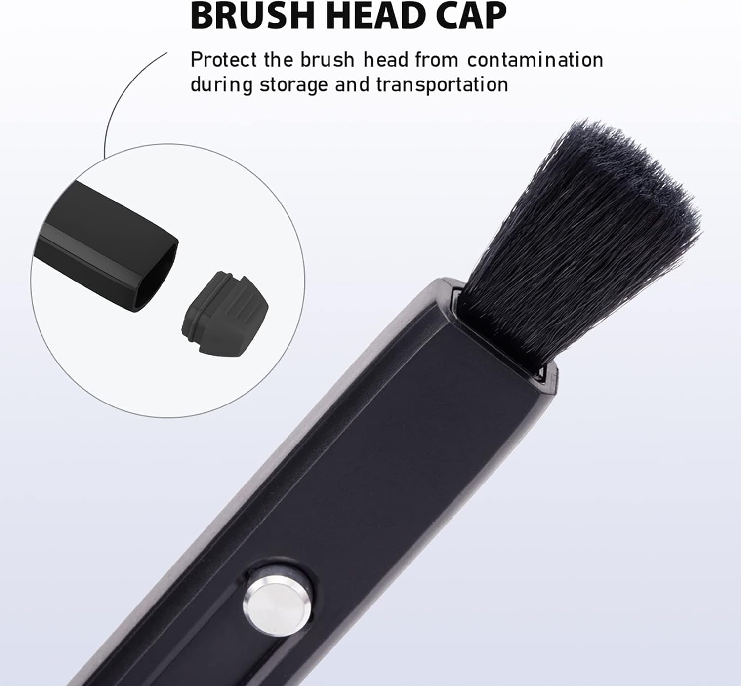 VSGO Professional Lens Cleaning Pen, Double-Ended Lens Brush with Soft Brush and Nano Optical Carbon for Camera, Optical Lenses, and Glasses(V-P01E)