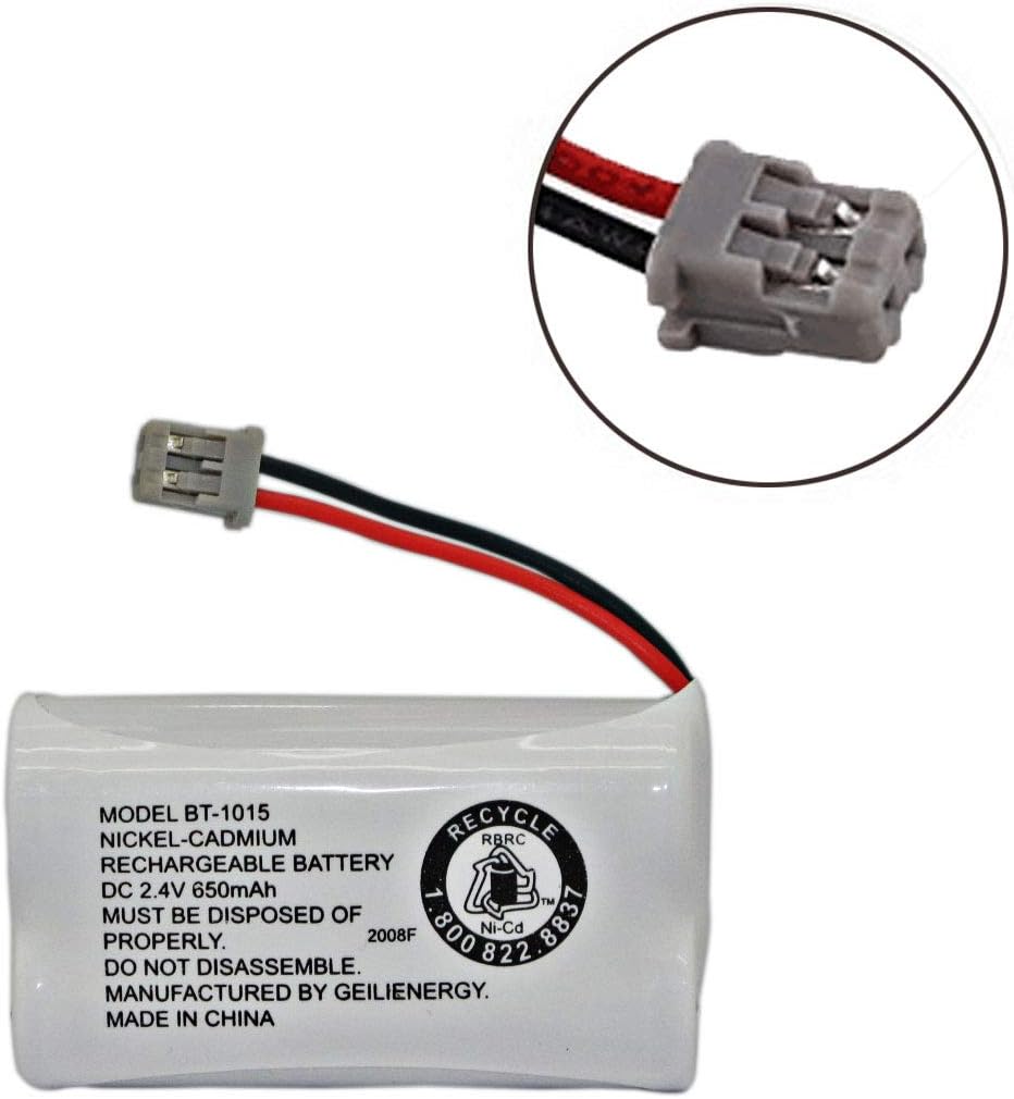 GEILIENERGY BT-1015 BT1015 Battery Compatible for Uniden BT1007 BT-1007 BT904 BT-904 BBTY0651101 BBTY0460001 BBTY0510001 BBTY0624001 BBTY0700001 HHR-P506, HHR-P506A Cordless Phone(3-Pack)