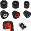 Memory Foam Tips Earbuds Tips Replacement Ear Tips Noise Reduction Anti-Slip fit 5mm-7mm Nozzle in-Ear Earphones with Storage Box