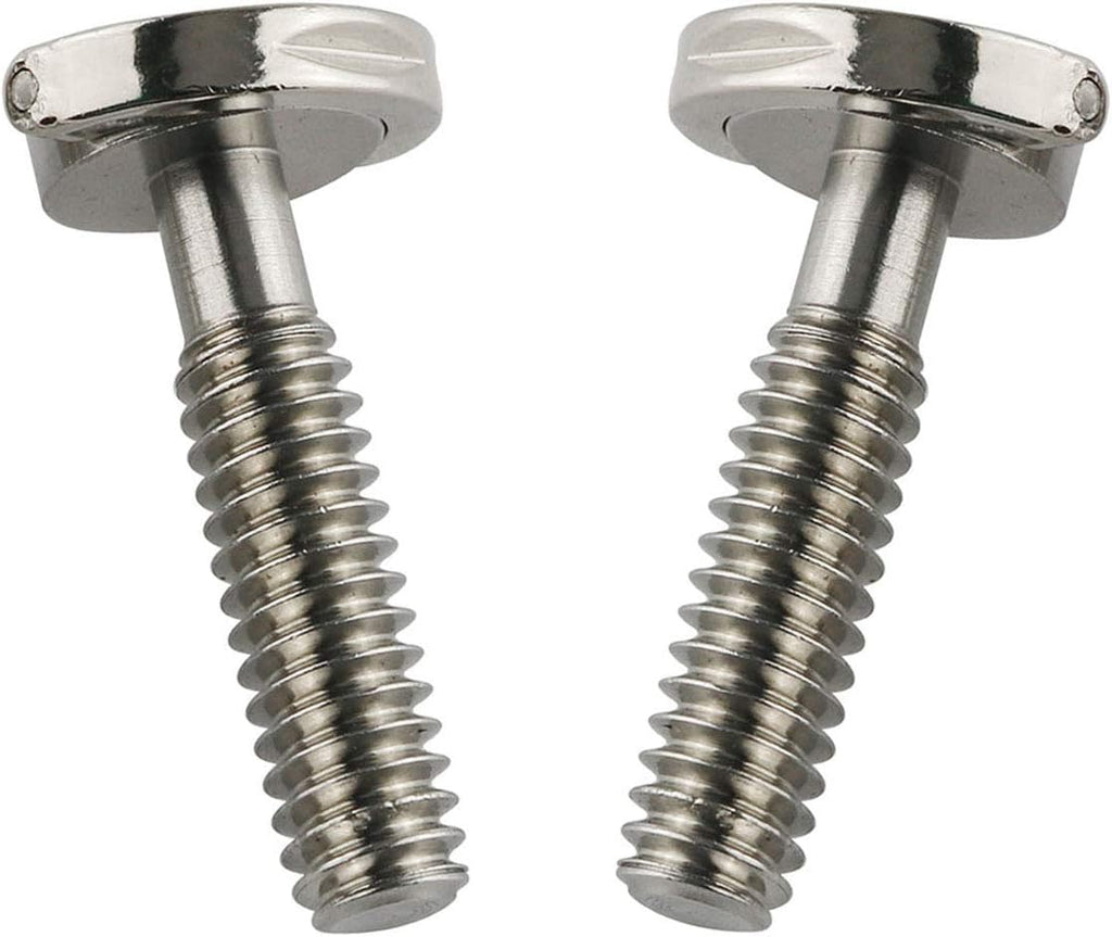 E-outstanding D Ring Hinged Screw 2PCS 1/4-20 Thread D-Ring Stainless Steel Camera Fixing Screws for Camera Tripod Monopod QR Plate 26mm Length
