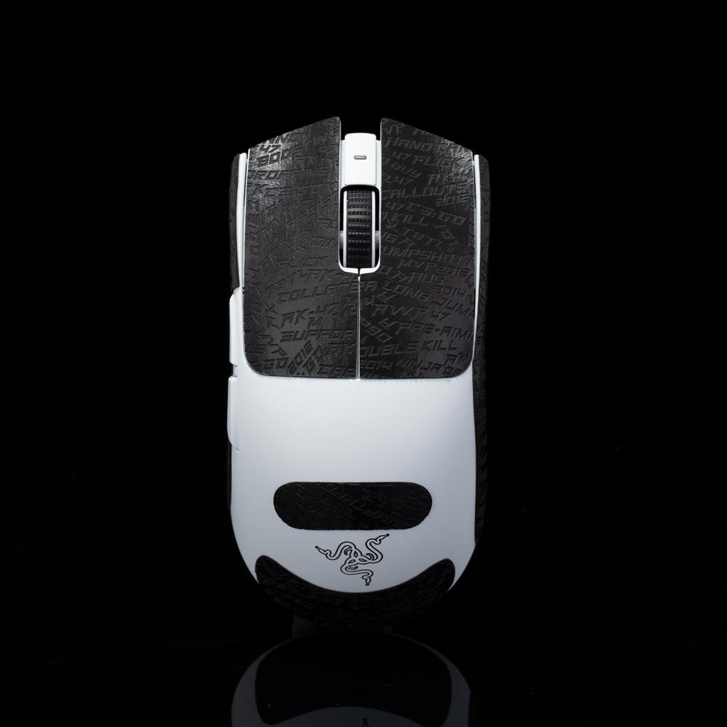 Grip Tape for Razer Viper V3 Pro - Anti-Slip,Enhanced Control, Sweat Resistance,Improves FPS Gaming Grip & Mouse Protection [Pre-Cut] CS Black