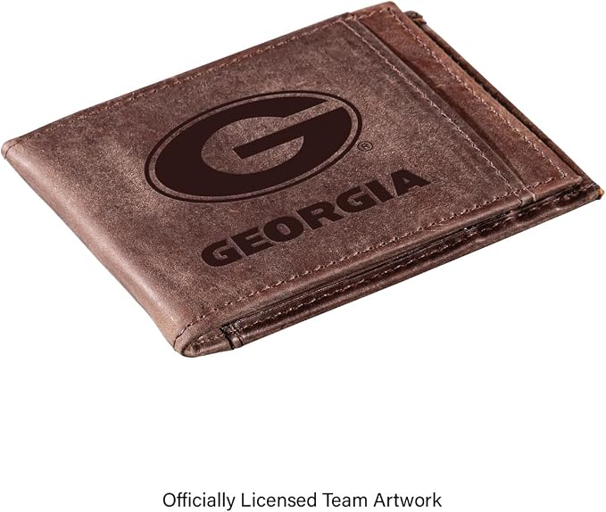 Team Sports America NCAA University of Georgia Front Pocket Slim Wallet - Image 2
