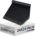 Fuxury 1200 Pcs 24x24" Poly Mailers, Waterproof Mailing Envelopes by Fuxury
