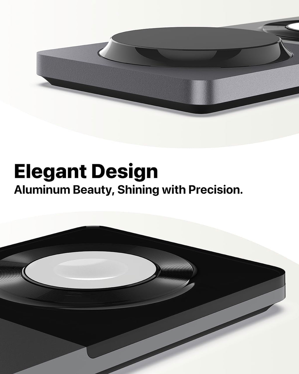 3 in 1 Wireless Charging Station for Apple Device: Fast Charging Station for iPhone and Watch with MagSafe, Foldable Charger Stand for iPhone 12-16 & iPhone 16 & iWatch & AirPods