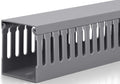 68in (4X L17in) Professional Server Rack Cable Management Raceway, H2.4 x W2in Large Capacity Cable Raceway Kit, Electrically Safe PVC, Open Slot Wire Raceway for Under Desk/Computer/Network Cords