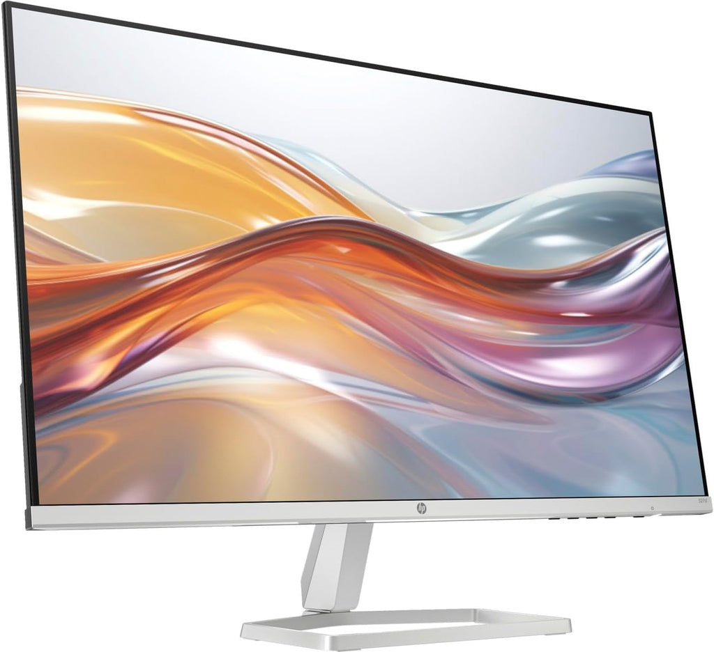 HP Series 5 527sf Monitor (Replaces Model M27h) 94F44AA#ABA w/Docztorm Dock, 27" FHD IPS (1920x1080) Display, 2x HDMI, 1x VGA, Flicker-free, Ideal for Home & Business, Black/Silver (2024 Latest Model)
