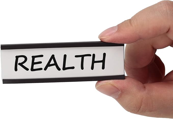 Realth C Channel Magnetic Label Holders 10 Pack 3'' x 5'' - Image 4
